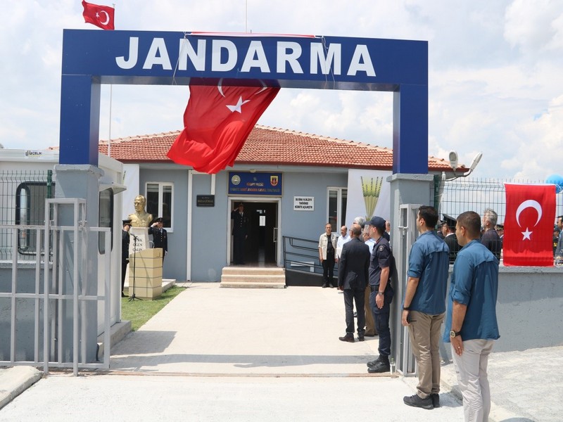 Kütahya İl Jandarma Komutanlığı Merkez İlçe Organize Sanayi Jandarma Karakol Komutanlığı yeni hizmet binasının açılışı.