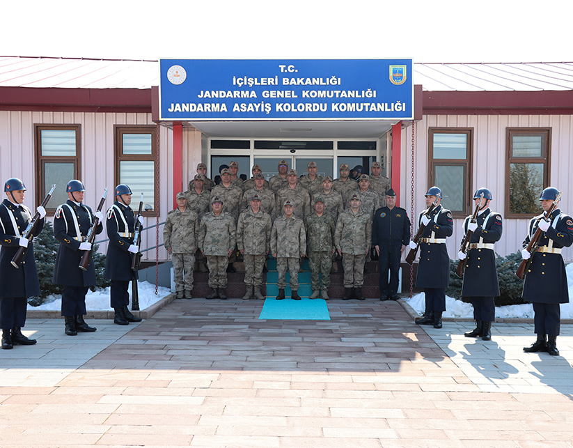 Jandarma Genel Komutanı Orgeneral Arif ÇETİN’in 11 Şubat 2024 tarihinde Van Jandarma Asayiş Kolordu Komutanlığını denetleme ve ziyareti