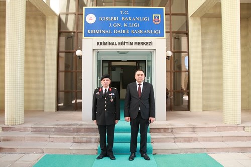 Kırgızistan İçişleri Bakanı Ulan  NIIAZBEKOV ve Beraberindeki Heyetin  Jandarma Kriminal Daire Başkanlığı İnceleme Ziyareti Faaliyeti 